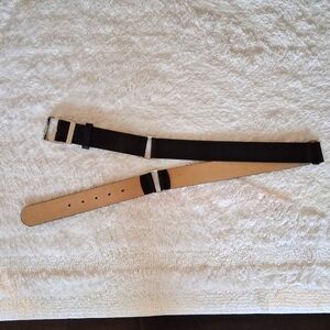 Sonoma Black Leather Belt